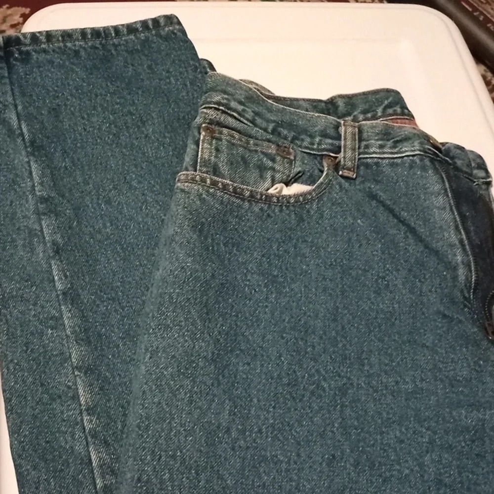 LL Bean fleece lined women's jeans size 12 tall (Jea057)